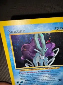 2002 Pokemon ITALIAN Unlimited Neo Revelation Suicune Holo 14/64 LP - US Seller - Image 4