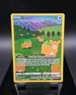 Ditto GG22/GG70 Crown Zenith Galarian Gallery Ultra Rare Pokemon Card - Image 1
