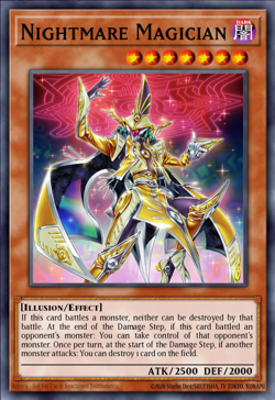 Yugioh! 3x Nightmare Magician Phantom Revenge RARE PHRE-EN047 PREORDER - Image 1