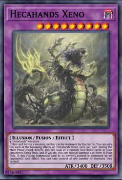 Yugioh! 3x Hecahands Xeno Phantom Revenge PHRE-EN007 PREORDER - Image 1