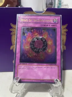 Yugioh: Ring Of Destruction - DPKB-EN036 - Ultimate Rare - 1st Edition - LP - Image 4