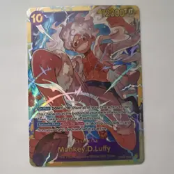 One Piece CCG Monkey.D.Luffy OP05-119 Awakening Foil Full Art 12000 Power - Image 1