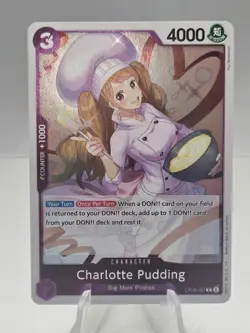 One Piece CCG Two Legends Charlotte Pudding Foil OP08-067 NM Rare - Image 1