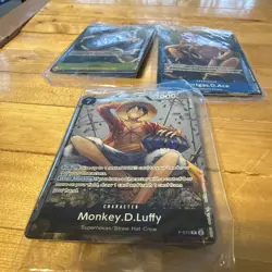 One Piece Monkey D. Luffy P-075, Portgas D. Ace P-074, and Sabo P-073 (Promos) - Image 2