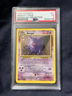 Pokemon Gengar TCG Legendary Collection Holo Card 11/110 Rare PSA 5 - Image 1