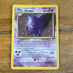 Pokemon Gengar TCG Legendary Collection Holo Card 11/110 Rare - Image 1