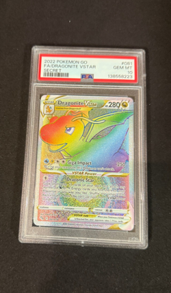 Pokemon TCG Dragonite VSTAR Secret 81/78 PSA 10 - Image 1