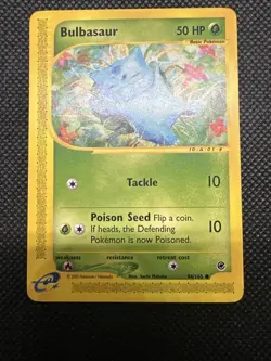 Pokemon TCG Bulbasaur Expedition Base Set, Card 94/165, Regular Common - Image 3