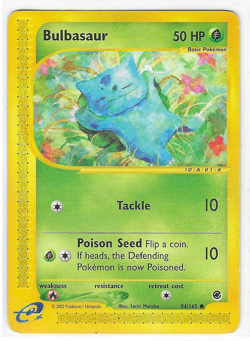 Pokemon TCG Bulbasaur Expedition Common Card 94/165 2002 - Image 1