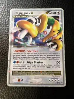 # Pokemon TCG Regigigas LV.X - DP30 Diamond & Pearl Promo Vintage 2008 MP - Image 1