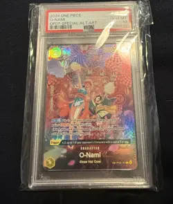 O - Nami One Piece TCG 2024 SP Alt Art PSA 10 #101 500 Years in the Future OP-07 - Image 1