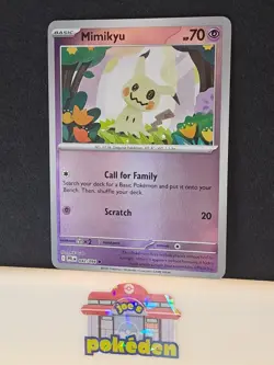Mimikyu 042/094 Reverse Holo Phantasmal Flames Pokemon Tcg NM/MT - Image 1
