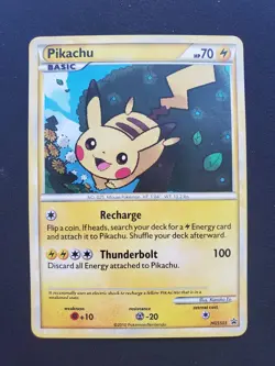 Pikachu - HGSS03 - Promo - HeartGold SoulSilver *NM* Near Mint TCG POKEMON - Image 1