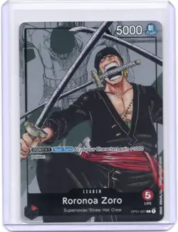 Roronoa Zoro OP01-001 Premium Card Collection 25th Edition - One Piece TCG EN - Image 1