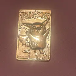 Pikachu 1999 Pokemon 23K Gold-Plated Burger King Nintendo Promo Trading Card - Image 2