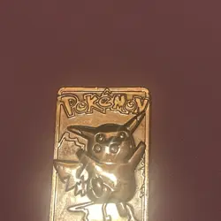 Pikachu 1999 Pokemon 23K Gold-Plated Burger King Nintendo Promo Trading Card - Image 3