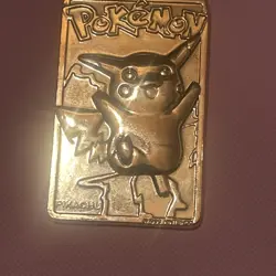 Pikachu 1999 Pokemon 23K Gold-Plated Burger King Nintendo Promo Trading Card - Image 5