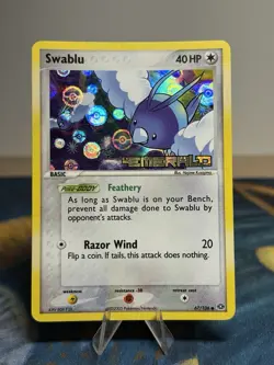 Swablu 67/106 2005 EX Emerald Pokemon Card Reverse Holo Foil Common Stamped MP - Image 1