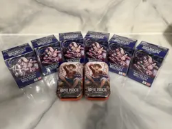 One Piece Card Game - Tin Pack Set Vol.2 (TS-02,OP13) x2 plus 6 double pack box - Image 1
