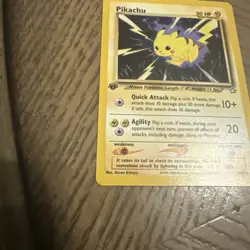 Pikachu 70/111 1st Edition Neo Genesis Vintage 2000 Pokemon Card NM - Image 2