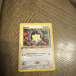 Pokemon TCG Togepi Neo Genesis Unlimited Uncommon Card 51/111 First Edition HP - Image 1