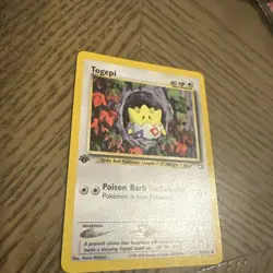 Pokemon TCG Togepi Neo Genesis Unlimited Uncommon Card 51/111 First Edition HP - Image 5