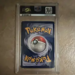 Pokemon 1999 Fossil Ditto 1st Edition Holo PSA 7 3/62 Rare English Card - Image 2