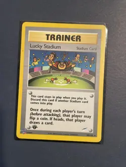 Pokemon Card - Lucky Stadium - 1st Edition UC (100/105) Neo Destiny NM - Image 1