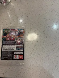 One Piece Monkey D. Luffy US Voyage College Basketball Card Rutgers 1/23 IN HAND - Image 2