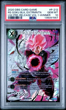 PSA 10 SS Rose Goku Black Unison of Extermination Dragon Ball Super Gold Stamp - Image 1