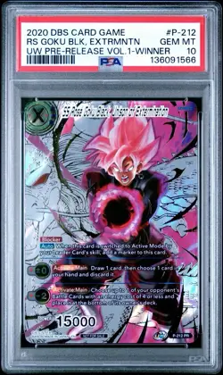 PSA 10 SS Rose Goku Black Unison of Extermination Dragon Ball Super Gold Stamp - Image 1