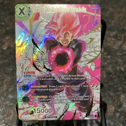 SS Rose Goku Black Unison of Extermination GOLD STAMP Foil Dragon Ball Super NM - Image 1