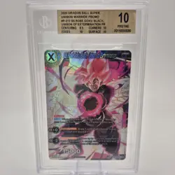 BGS 10 SS Rose Goku Black Unison of Extermination Dragon Ball Super Silver Stamp - Image 1