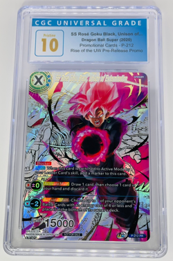 SS Rose Goku Black Unison of Extermination Dragon Ball Super | CGC Pristine 10 - Image 1