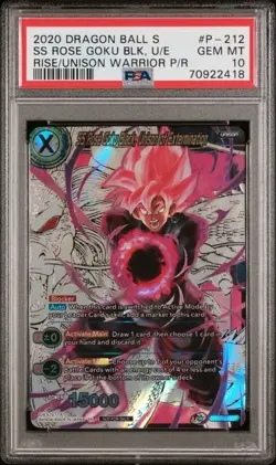 2020 Dragon Ball Super SS Rose Goku Black Unison of Extermination PSA 10 - Image 1