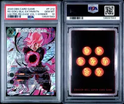 PSA 10 SS Rose Goku Black Unison of Extermination Dragon Ball Super Gold Stamp - Image 3
