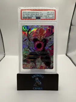 2020 Dragon Ball SS Rose Goku Black Unison Of Extermination Top 8 #P-212 PSA 10 - Image 1