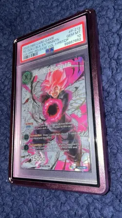 PSA 10 SS Rose Goku Black Unison of Extermination P-212 Dragon Ball Super Unison - Image 2