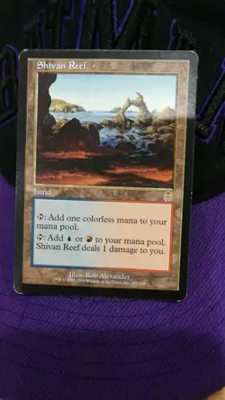 PLAYED Shivan Reef - Land Apocalypse Mtg Magic Rare SEE IMAGE - Image 1