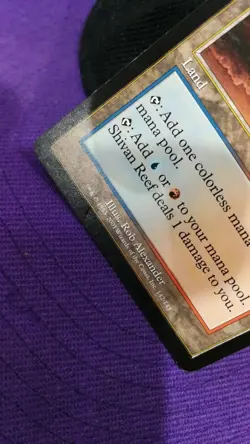 PLAYED Shivan Reef - Land Apocalypse Mtg Magic Rare SEE IMAGE - Image 3