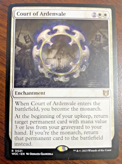 MTG - Court of Ardenvale 21 - Wilds of Eldraine Commander Rare WOC - Near Mint - Image 1