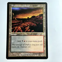 Shadowblood Ridge 326 R Odyssey Magic the Gathering MTG LP - Image 1
