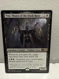 Magic: The Gathering Vito, Thorn of the Dusk Rose Core Set 2021 #127, Near Mint - Image 1