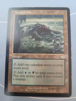 Tainted Isle - Torment - Magic The Gathering MTG English Land Uncommon PLAYED - Image 1