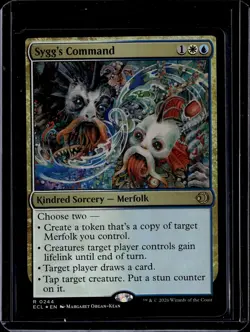 Sygg's Command - 244 - Foil - ECL - NM - MTG Magic the Gathering - Image 1