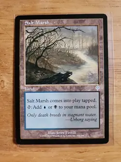 Salt Marsh - Invasion - MTG Magic - Uncommon - Land - Image 1