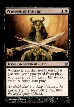 Prowess of the Fair LP Light Play Lorwyn MTG [9213] - Image 1