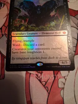 Maha, Its Feathers Night Bloomburrow Foil MTG played - Image 3