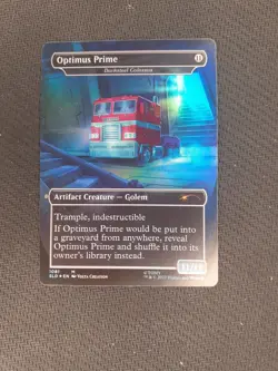 Optimus Prime / Darksteel Colossus Foil Secret Lair Mtg NM - Image 2