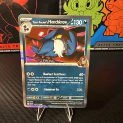 Pokemon TCG - Ascended Heroes - (Holo Rare) - Team Rocket's Honchkrow - 127/217 - Image 1